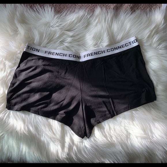 French Connection Tie Hoodie & Shorts Pajamas XL - Picture 6 of 6